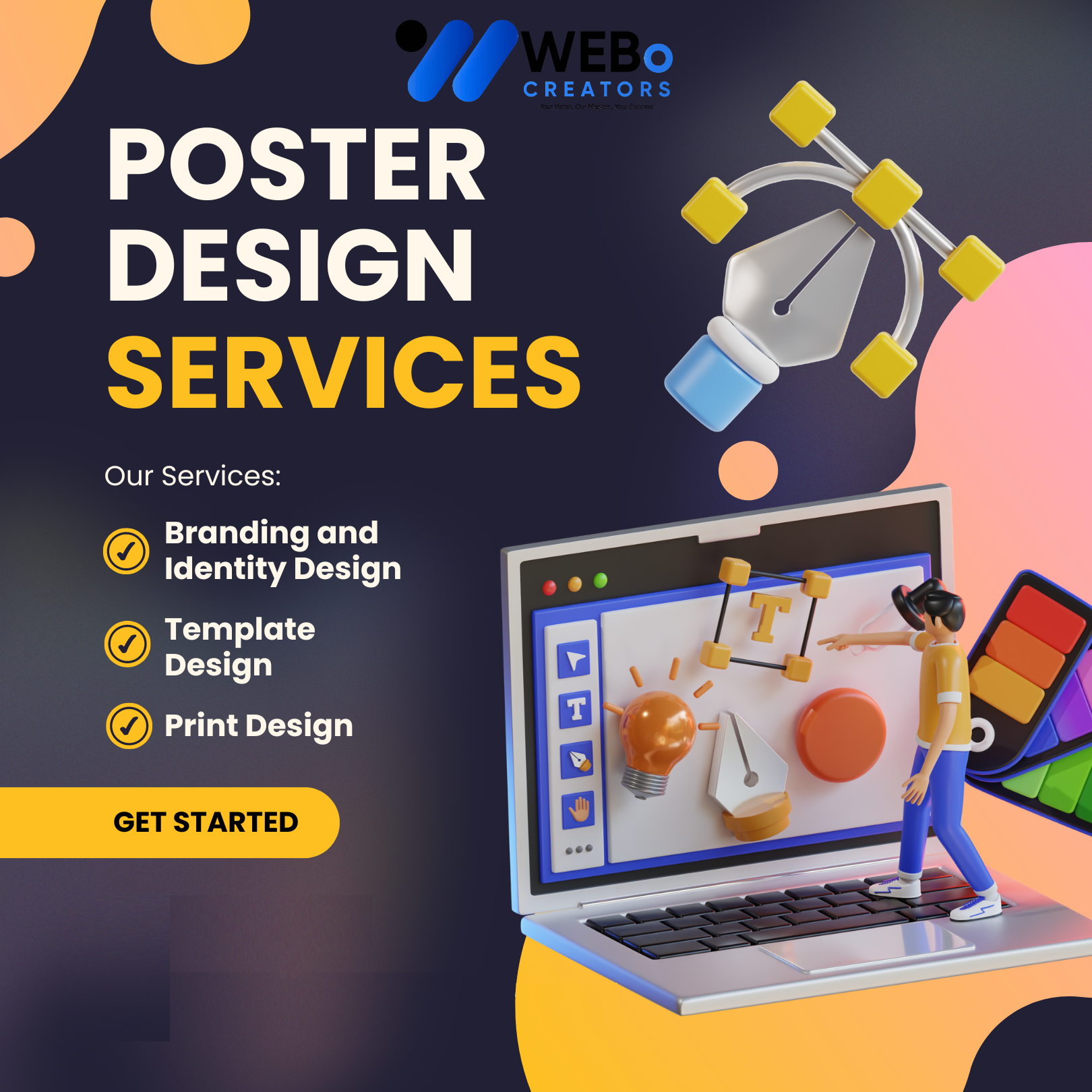 Poster Design Service | Get Powerful Advertising Poster in Melbourne, VIC for Business and Events