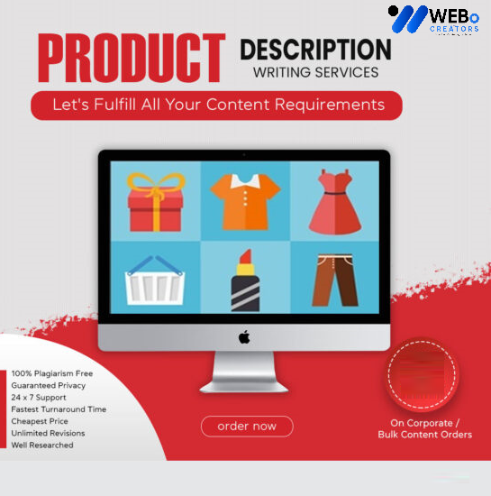 Product Description Writing Services | Best Digital Marketing Agency | Web Design in Melbourne, VIC for online stores