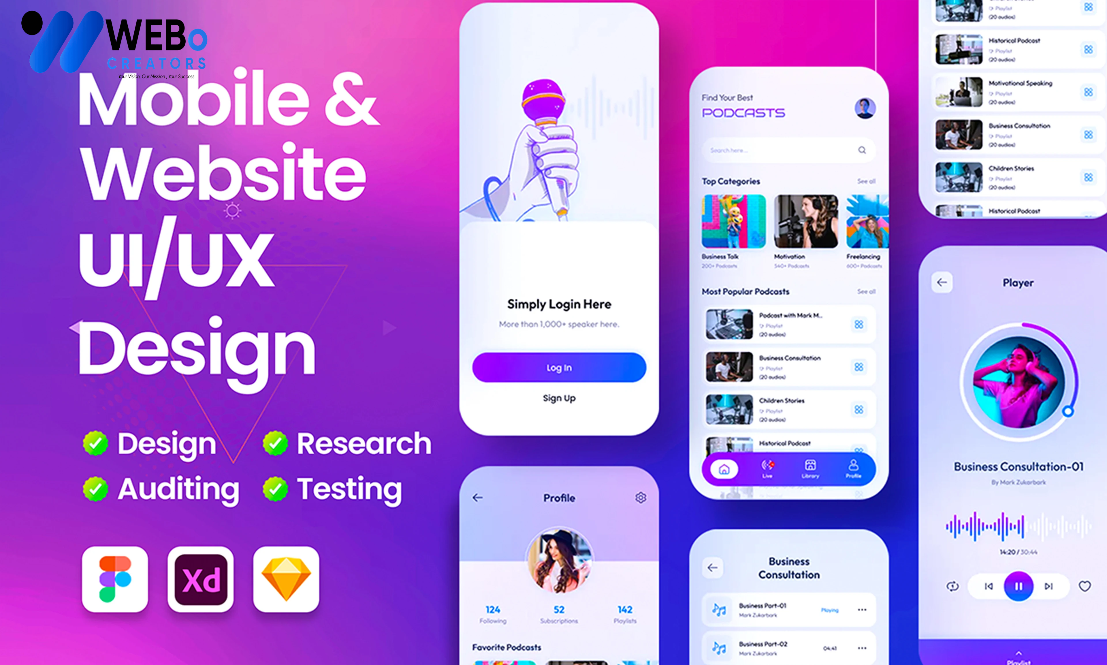 Flutter App UI/UX Design | Beautiful Flutter Interface Design in Melbourne, VIC
