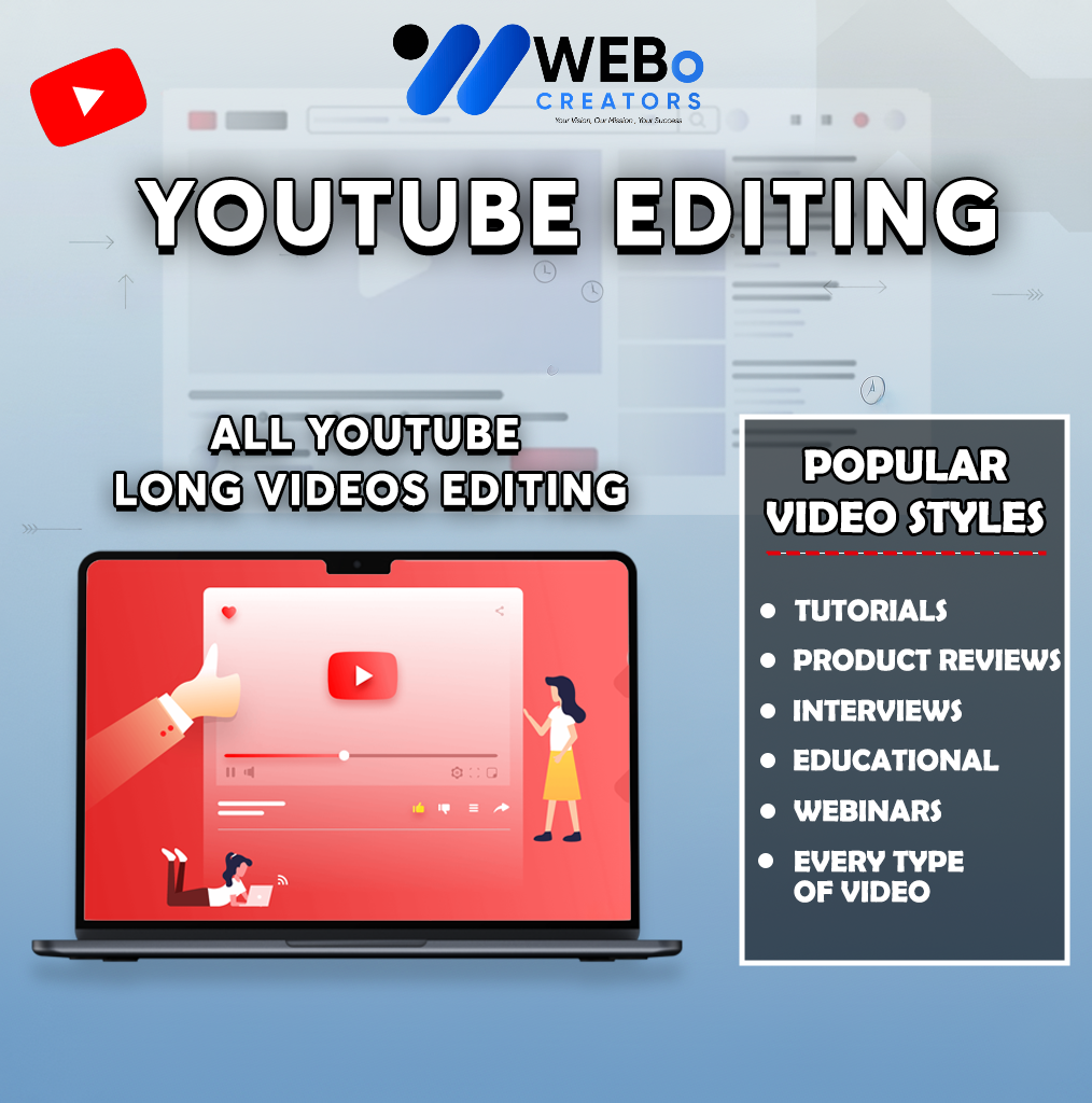YouTube Video Editing Services at Affordable Cost - Hire Experienced YouTube Video Editors in Melbourne, VIC